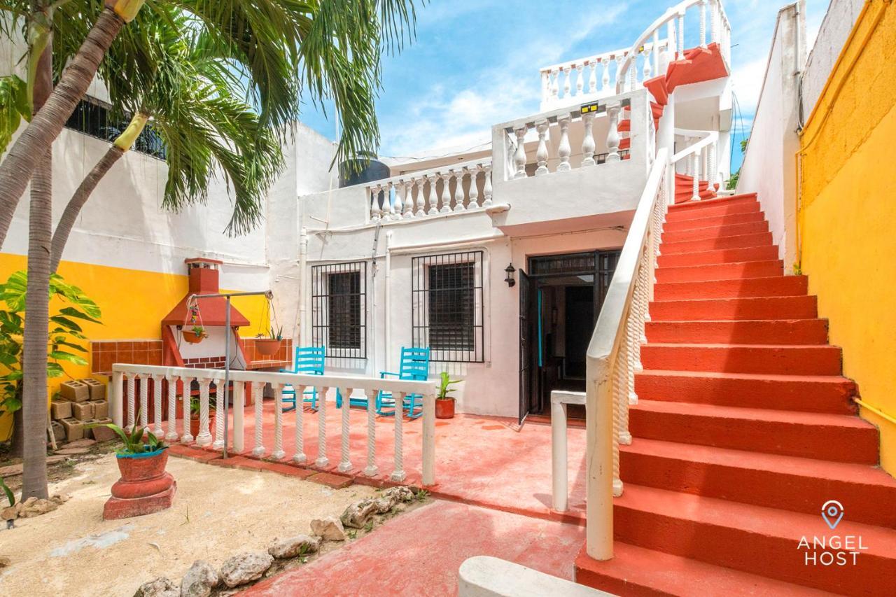 Malecon Beach House In Progreso 1 Block From Beach Exterior foto